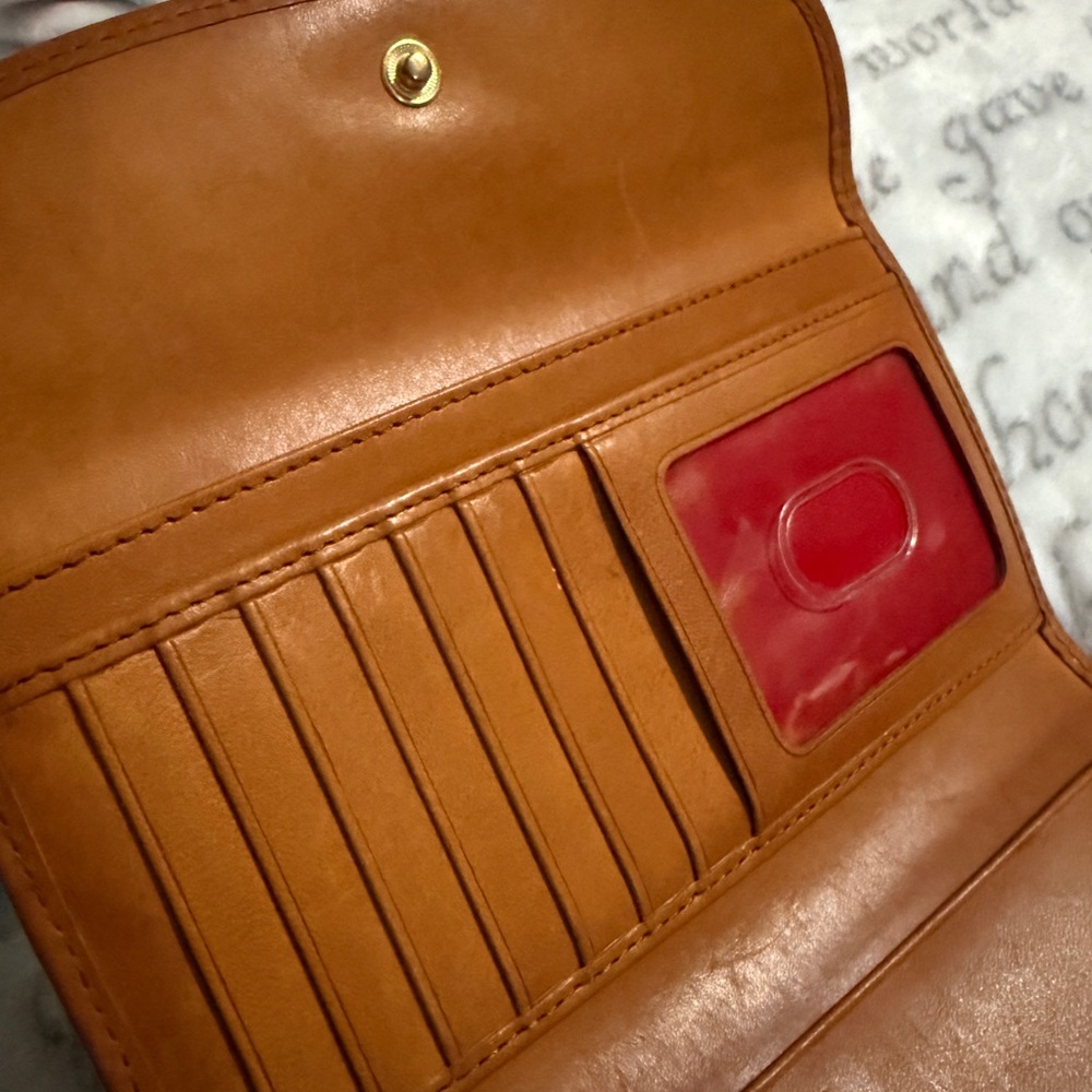 Dooney & Bourke DB75 multi-color slim wallet EUC - Picture 9 of 16